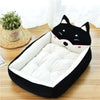 Luxurious Pet Bed for Dogs and Cats  Soft Velvet Luxurious Pet Bed  Large Luxurious Pet Bed in Grey  Comfortable Luxurious Pet Nest  Warm Luxurious Pet Bed Cushion