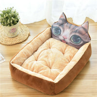 Luxurious Pet Bed for Dogs and Cats  Soft Velvet Luxurious Pet Bed  Large Luxurious Pet Bed in Grey  Comfortable Luxurious Pet Nest  Warm Luxurious Pet Bed Cushion